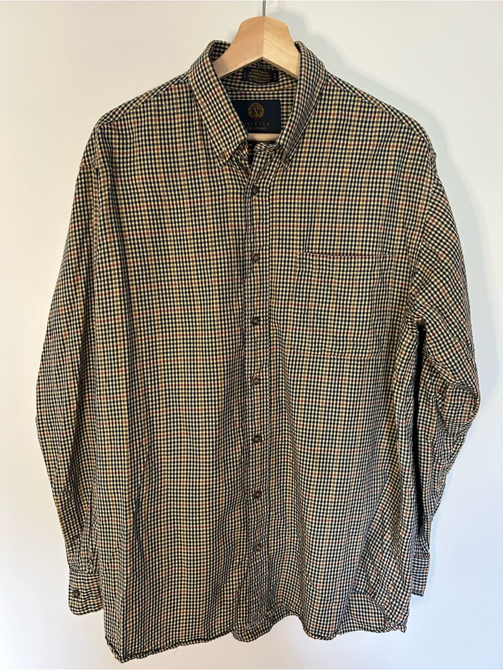 Vintage Viyella Men’s Button Down Large